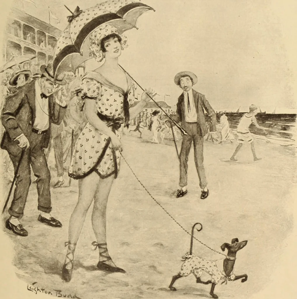 An illustration from Caricature. ed 1908, 1908, leaf 156