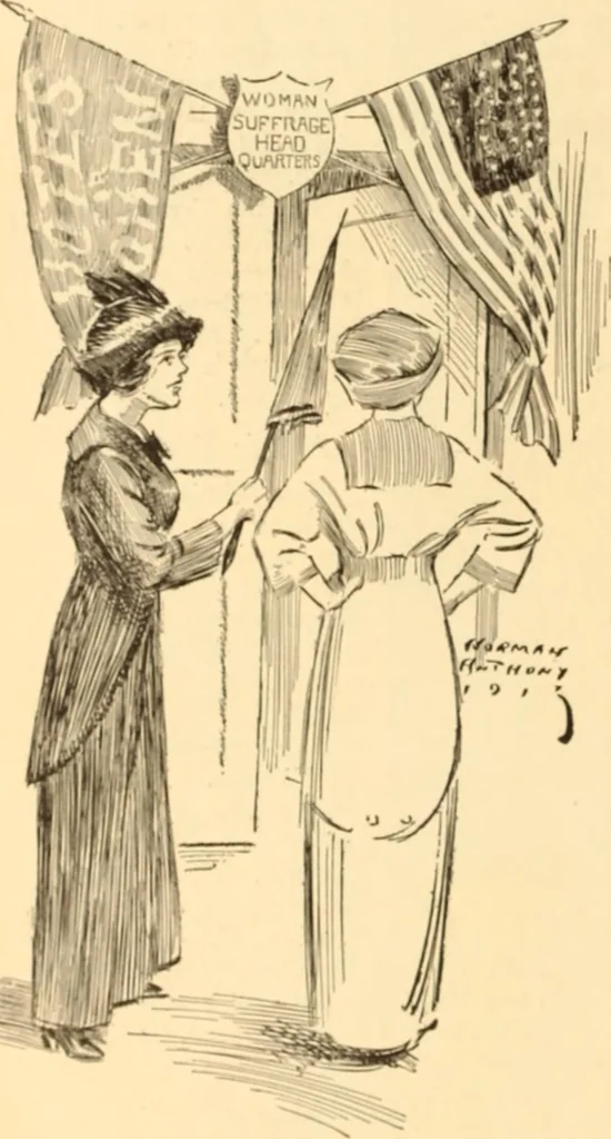 An illustration from Caricature. ed 1908, 1908, leaf 161