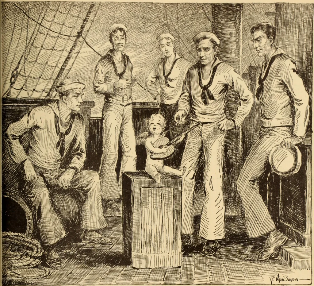 An illustration from Caricature. ed 1908, 1908, leaf 162