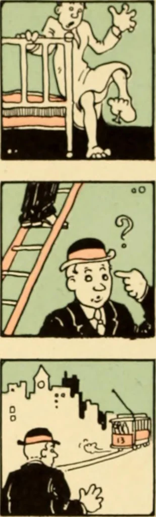 An illustration from Caricature. ed 1908, 1908, leaf 163