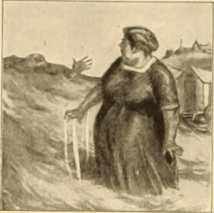 An illustration from Caricature. ed 1908, 1908, leaf 165
