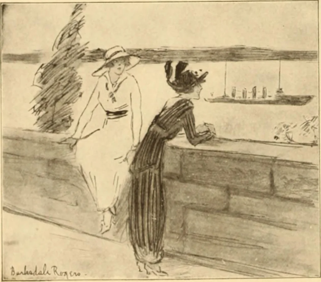 An illustration from Caricature. ed 1908, 1908, leaf 169