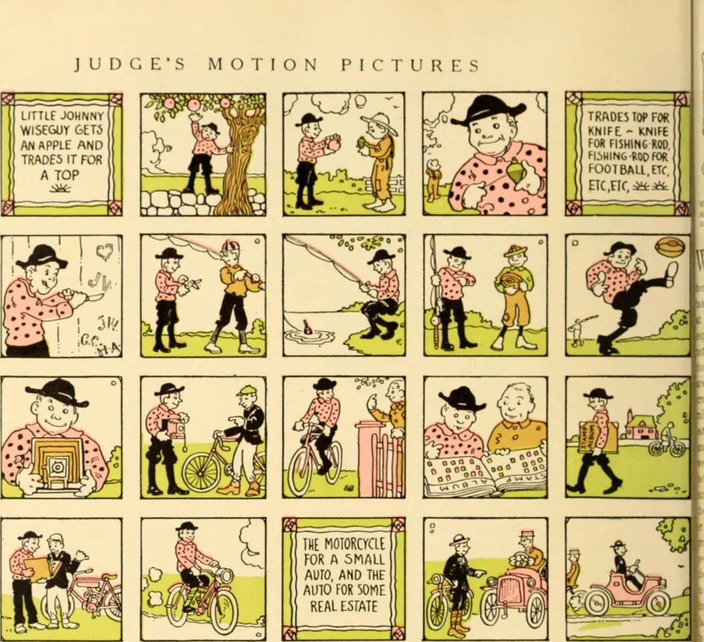 An illustration from Caricature. ed 1908, 1908, leaf 175