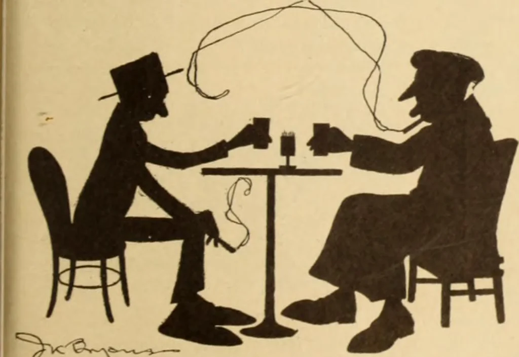 An illustration from Caricature. ed 1908, 1908, leaf 178