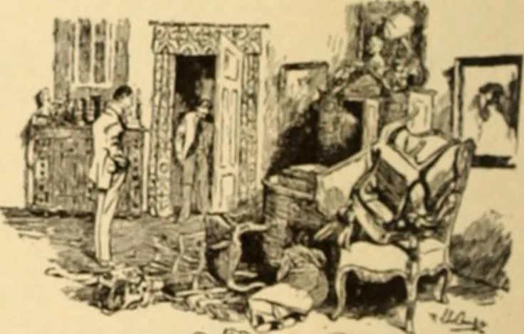 An illustration from Caricature. ed 1908, 1908, leaf 179