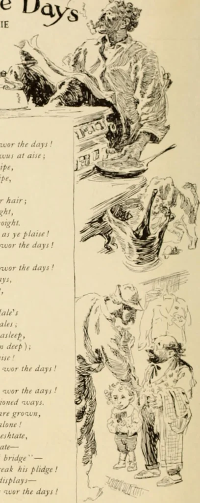 An illustration from Caricature. ed 1908, 1908, leaf 187