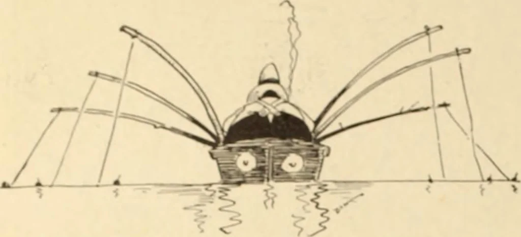 An illustration from Caricature. ed 1908, 1908, leaf 189