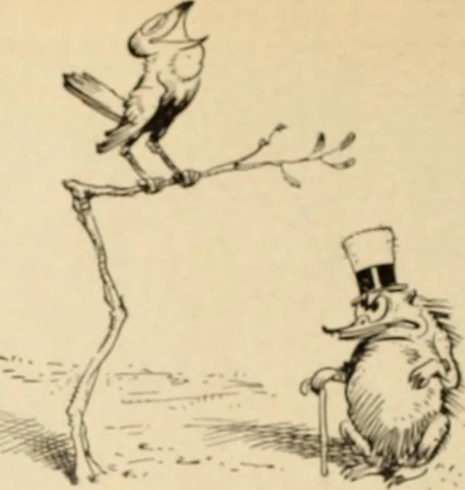An illustration from Caricature. ed 1908, 1908, leaf 189