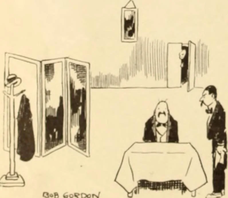 An illustration from Caricature. ed 1908, 1908, leaf 191