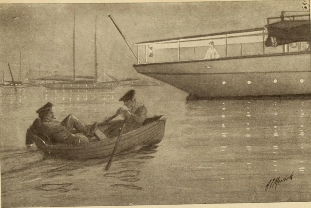 An illustration from Caricature. ed 1908, 1908, leaf 192