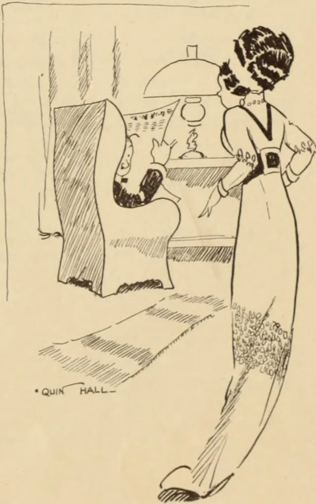 An illustration from Caricature. ed 1908, 1908, leaf 194