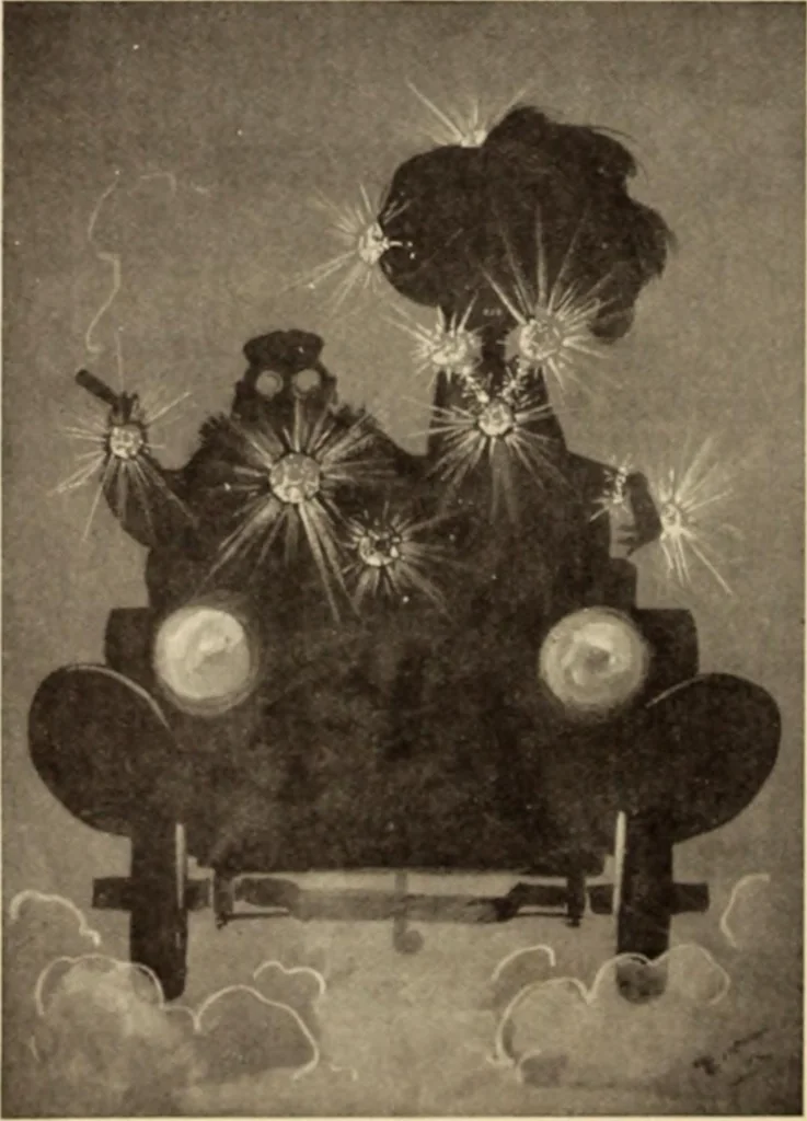 An illustration from Caricature. ed 1908, 1908, leaf 199