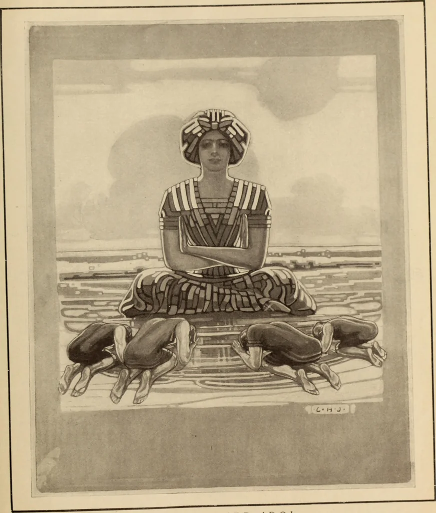 An illustration from Caricature. ed 1908, 1908, leaf 200