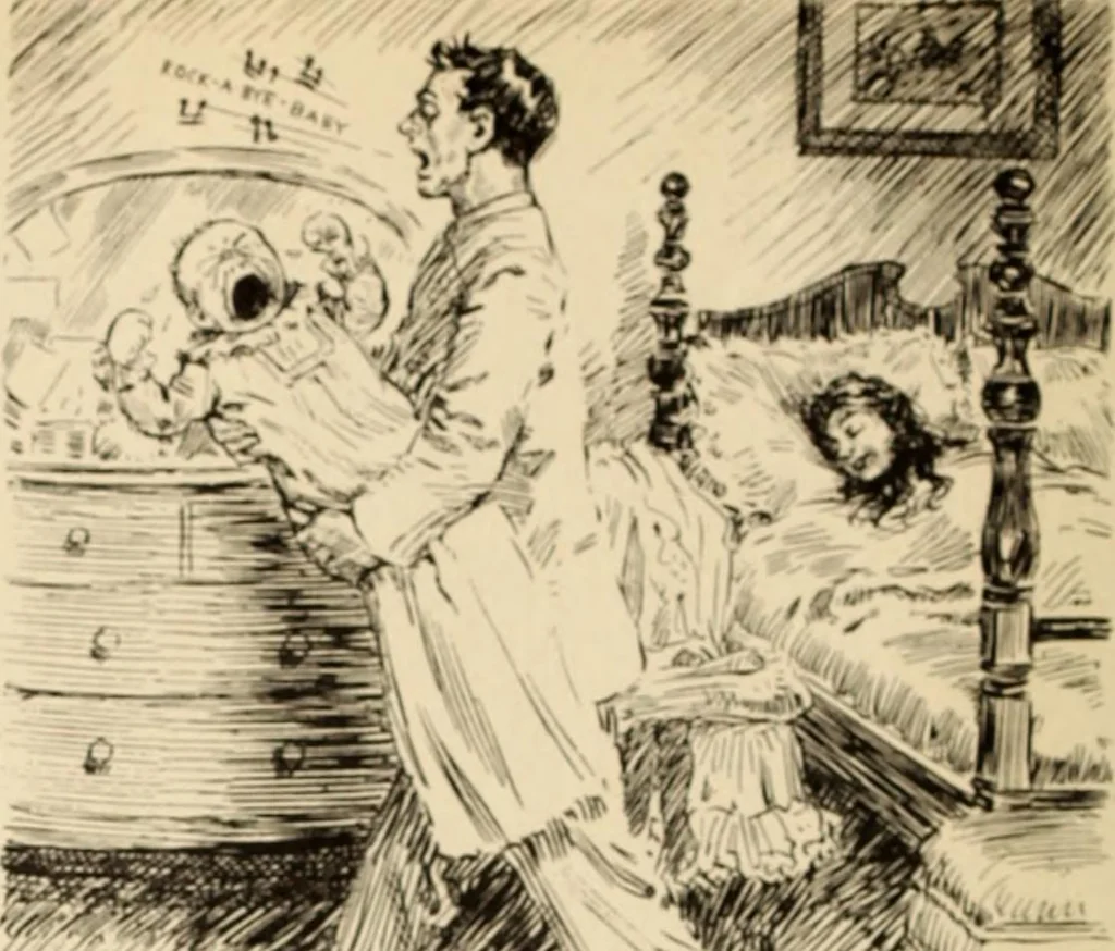An illustration from Caricature. ed 1908, 1908, leaf 211