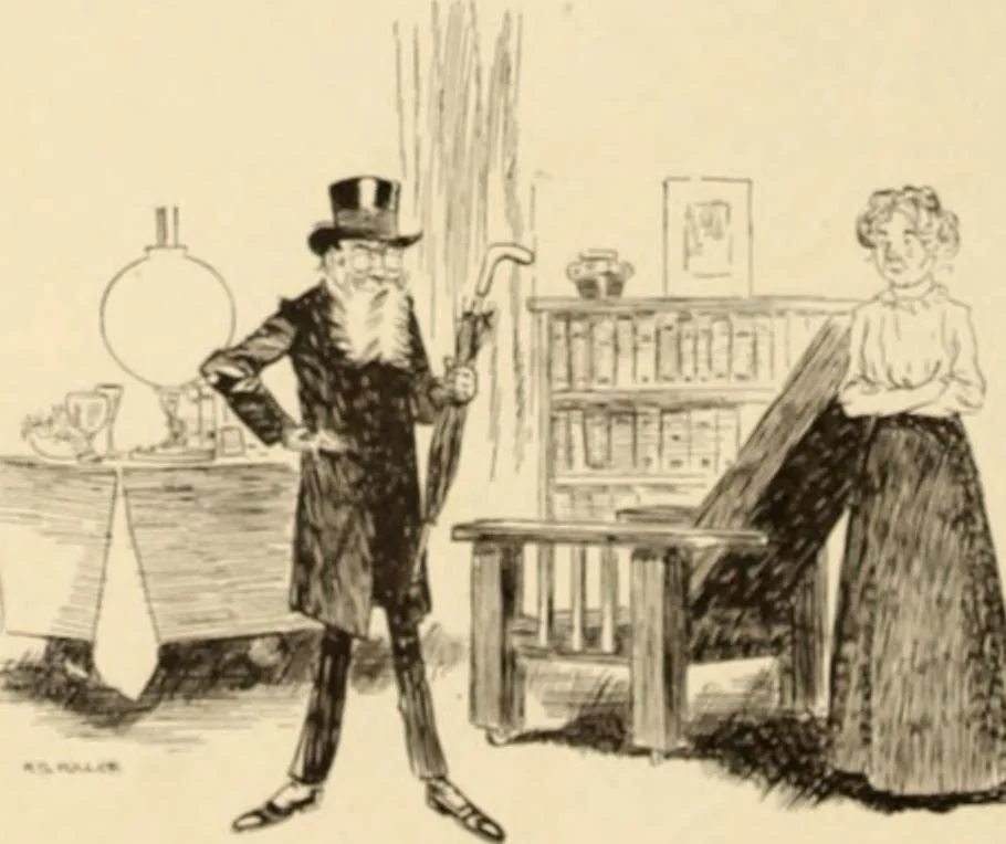 An illustration from Caricature. ed 1908, 1908, leaf 211