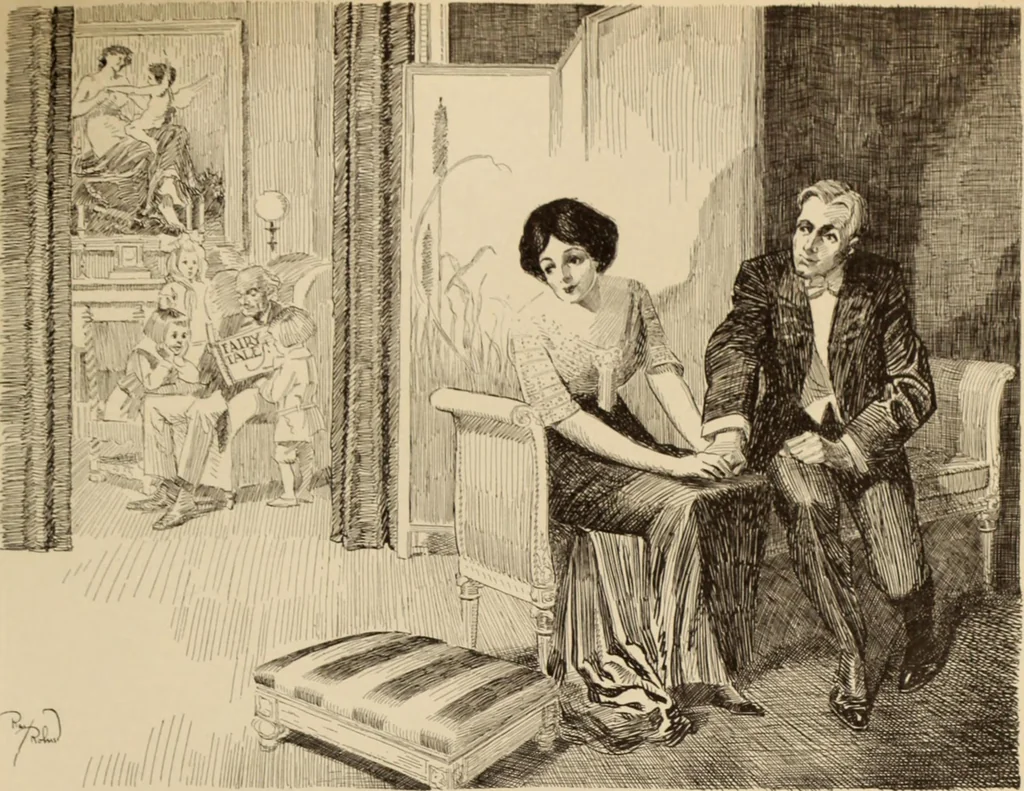 An illustration from Caricature. ed 1908, 1908, leaf 212