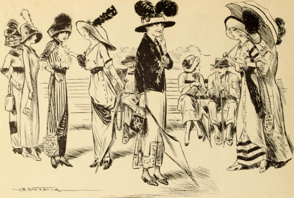 An illustration from Caricature. ed 1908, 1908, leaf 213