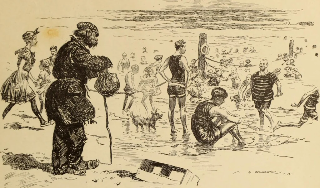An illustration from Caricature. ed 1908, 1908, leaf 218