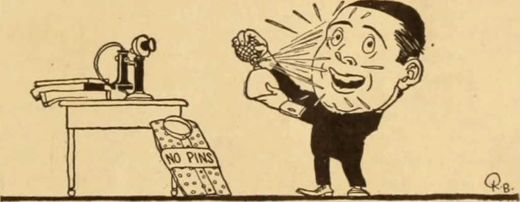 An illustration from Caricature. ed 1908, 1908, leaf 24