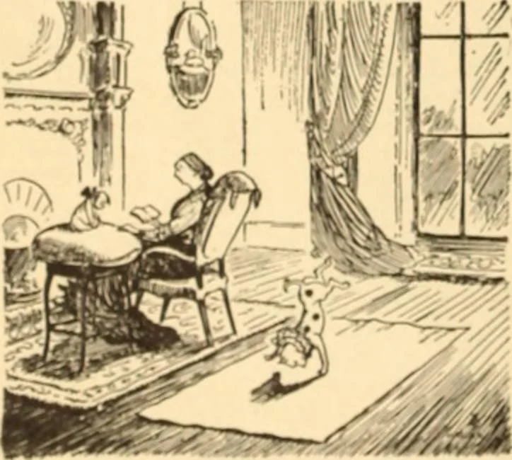 An illustration from Caricature. ed 1908, 1908, leaf 33