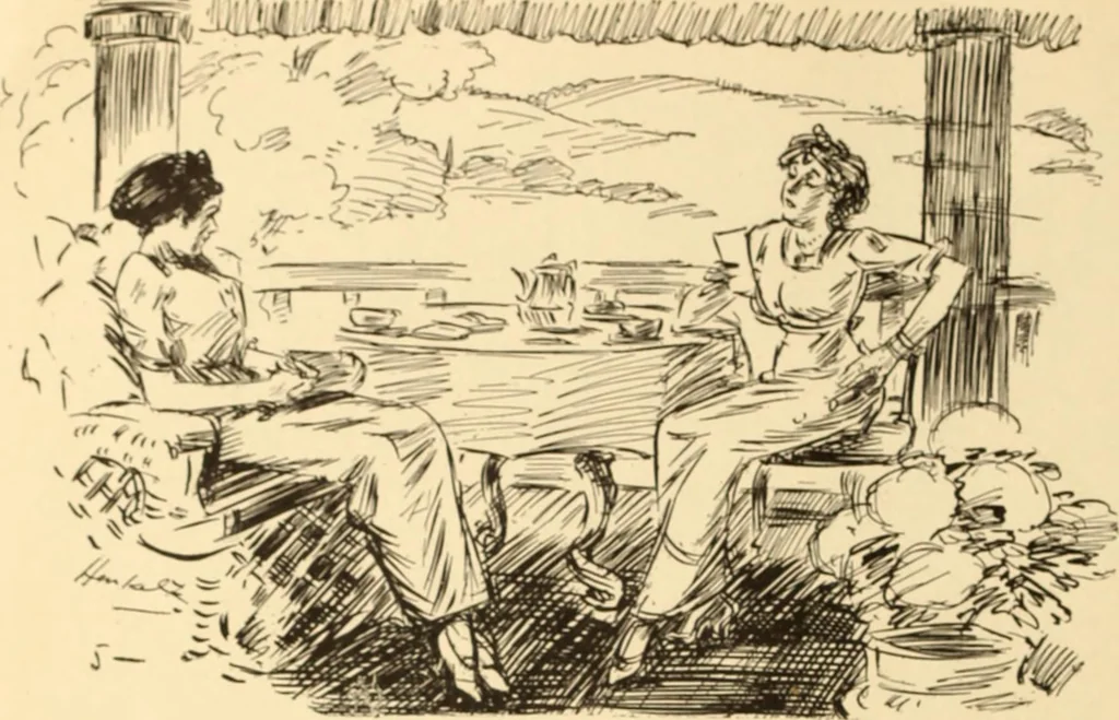 An illustration from Caricature. ed 1908, 1908, leaf 35