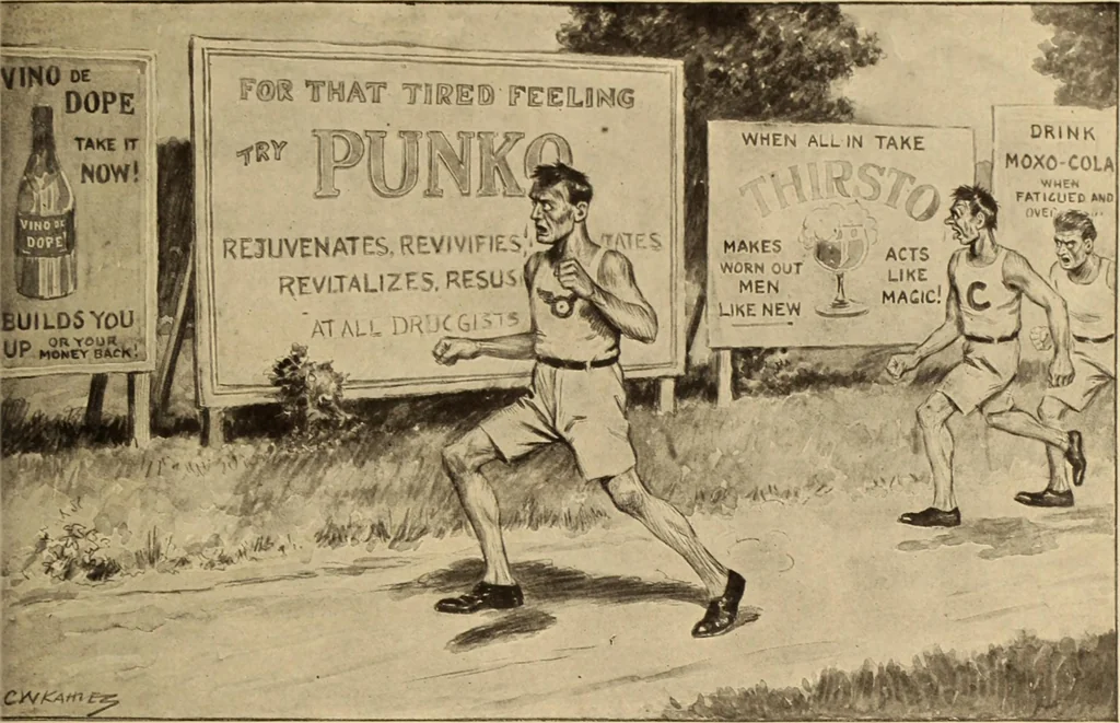 An illustration from Caricature. ed 1908, 1908, leaf 38
