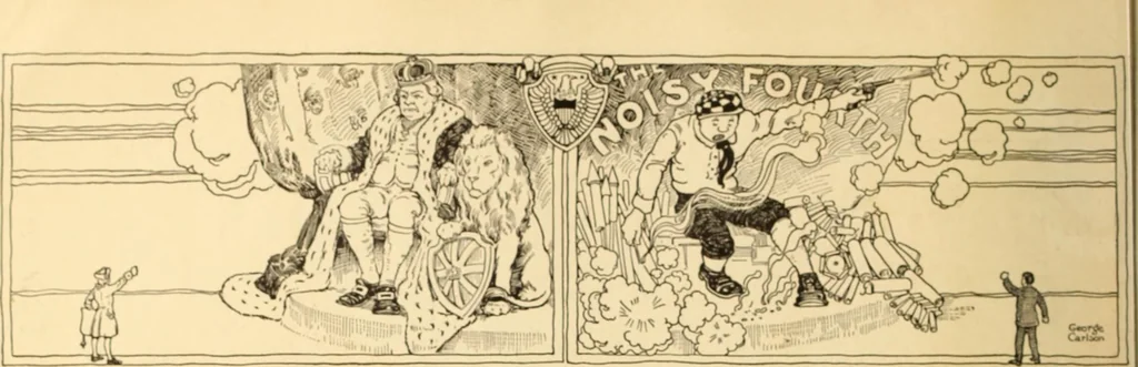 An illustration from Caricature. ed 1908, 1908, leaf 39