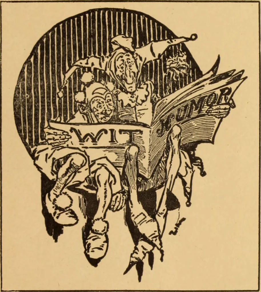 An illustration from Caricature. ed 1908, 1908, leaf 4