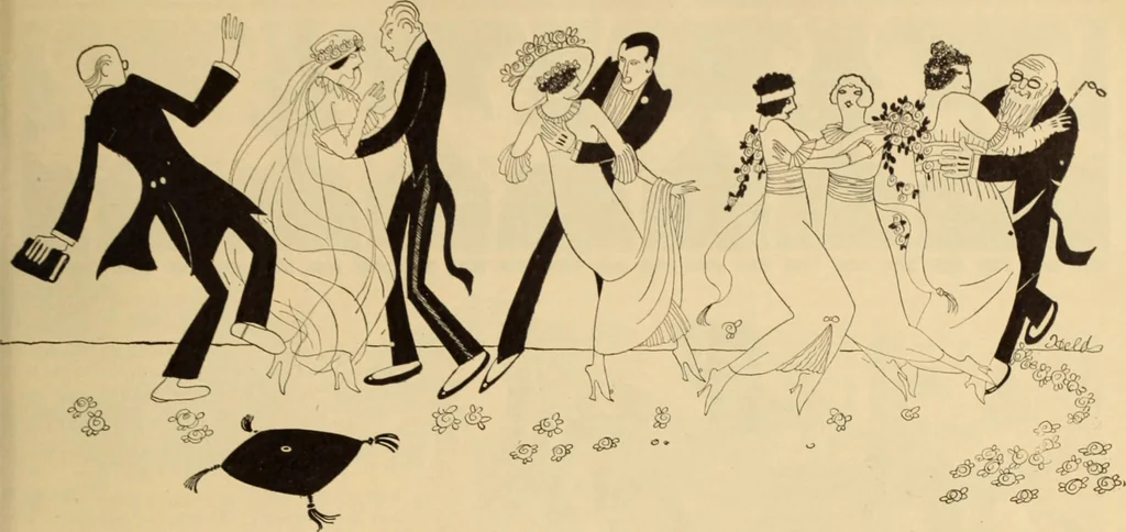 An illustration from Caricature. ed 1908, 1908, leaf 48