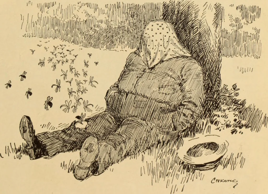 An illustration from Caricature. ed 1908, 1908, leaf 48