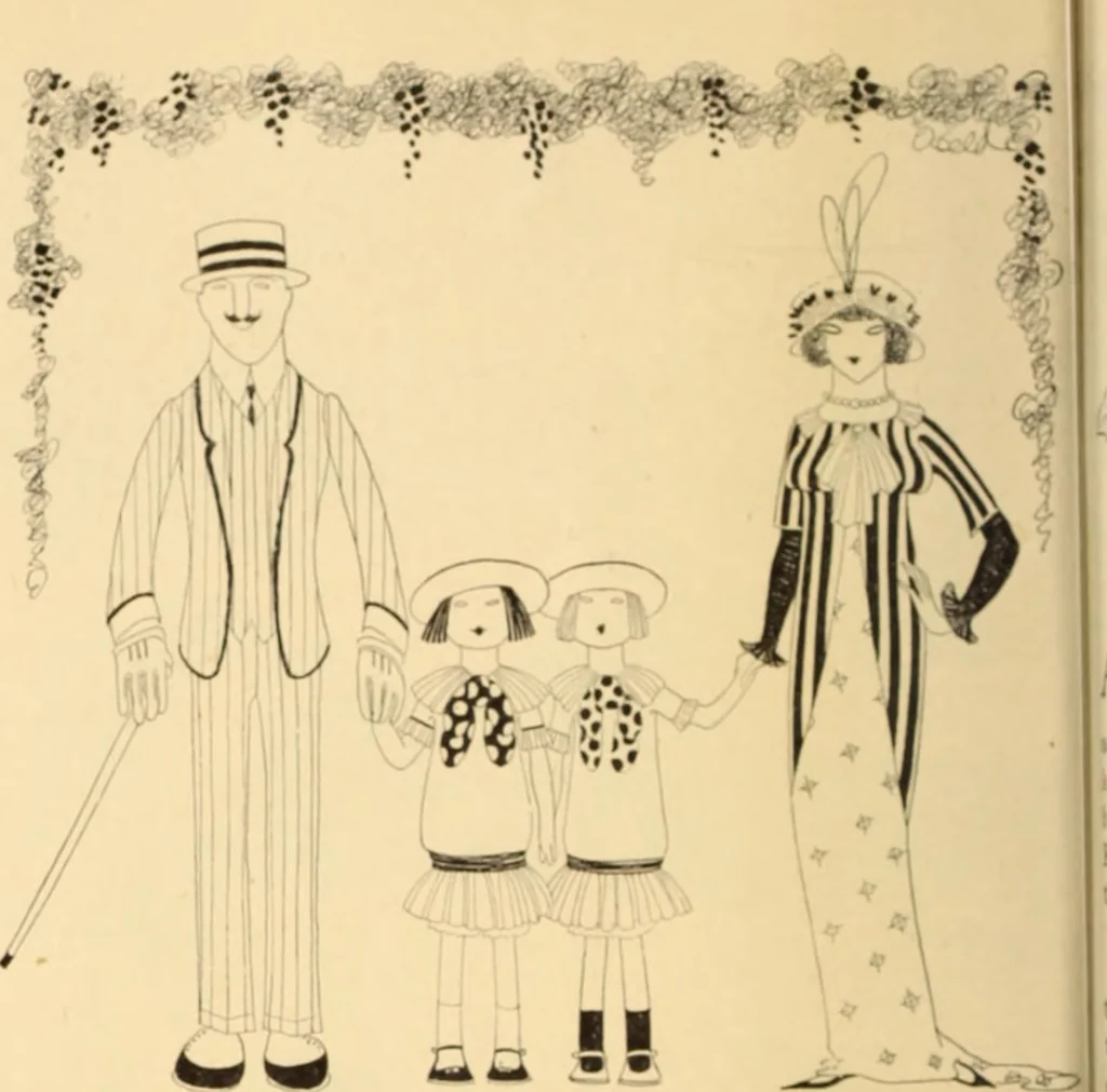 An illustration from Caricature. ed 1908, 1908, leaf 51