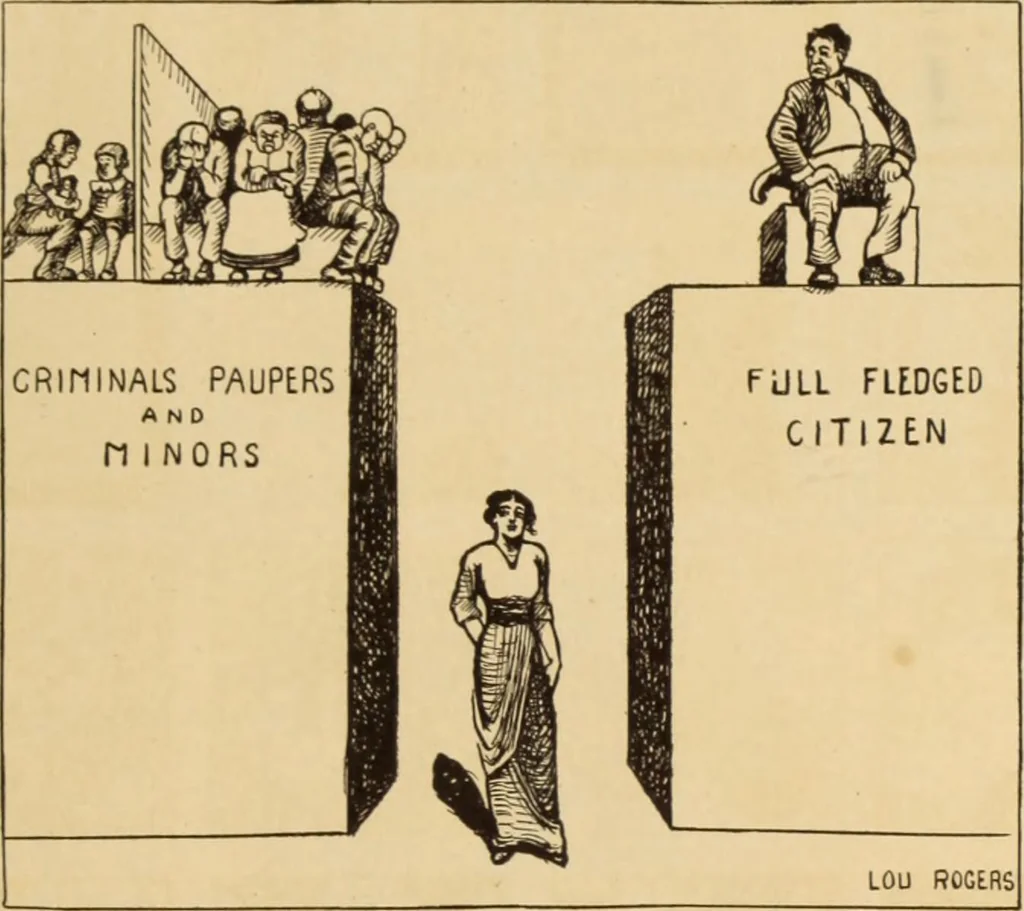 An illustration from Caricature. ed 1908, 1908, leaf 54