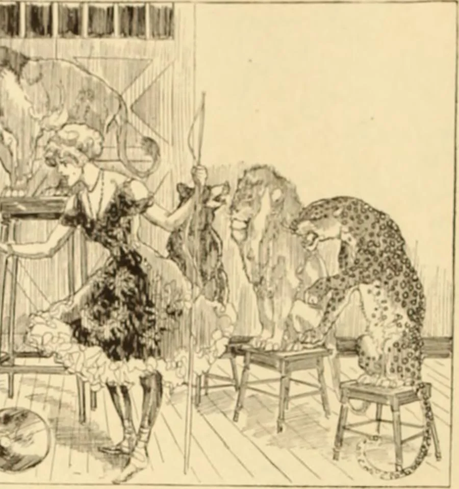 An illustration from Caricature. ed 1908, 1908, leaf 55