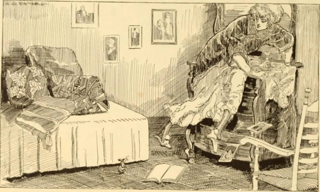 An illustration from Caricature. ed 1908, 1908, leaf 55