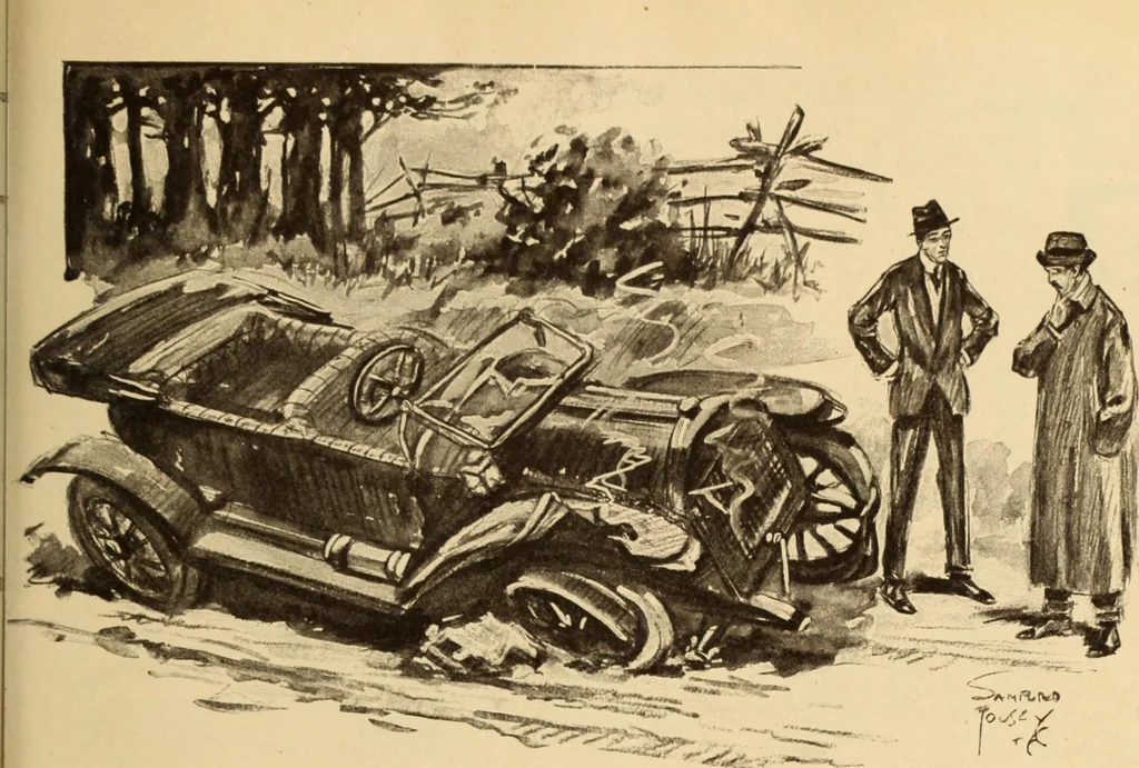 An illustration from Caricature. ed 1908, 1908, leaf 56