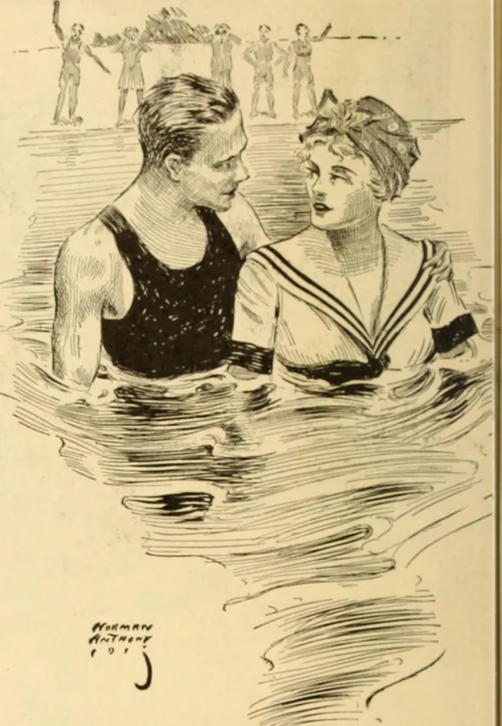 An illustration from Caricature. ed 1908, 1908, leaf 57