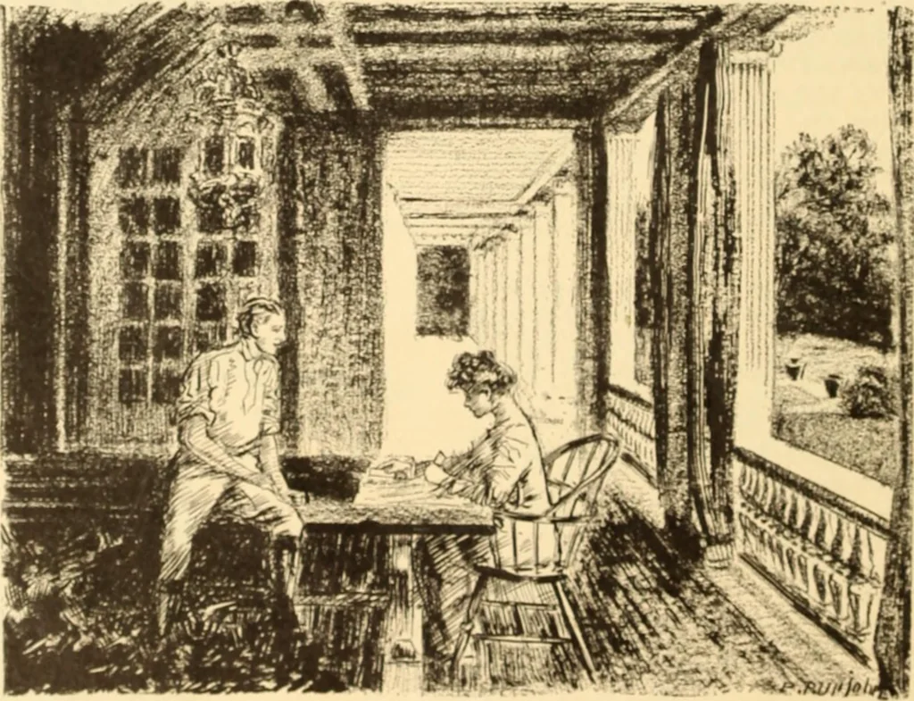 An illustration from Caricature. ed 1908, 1908, leaf 57
