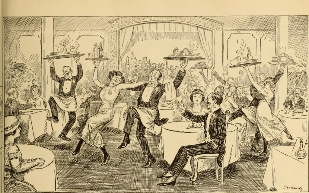 An illustration from Caricature. ed 1908, 1908, leaf 58