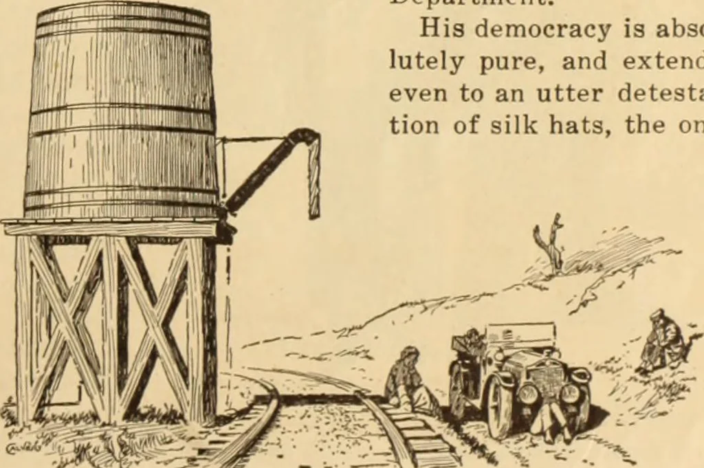 An illustration from Caricature. ed 1908, 1908, leaf 58