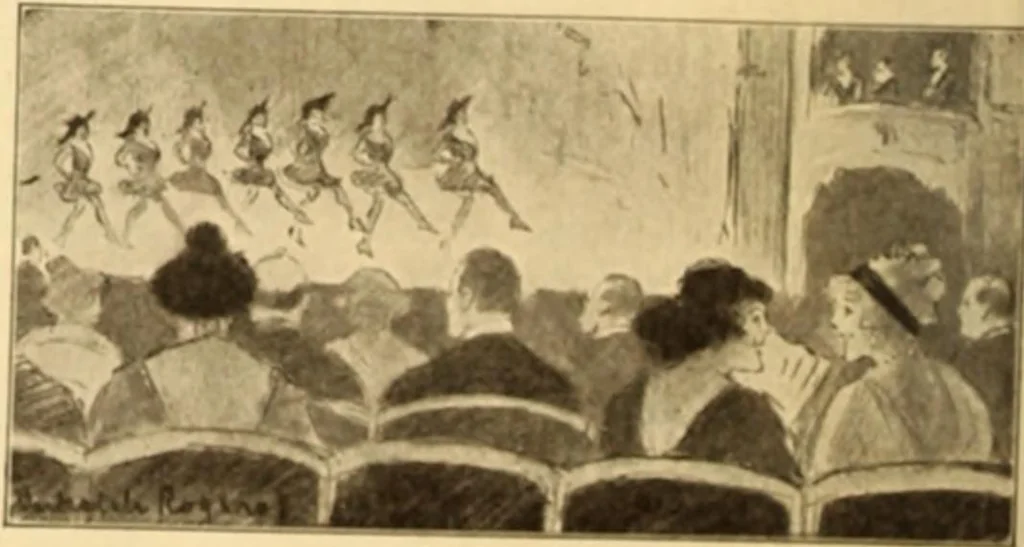 An illustration from Caricature. ed 1908, 1908, leaf 59