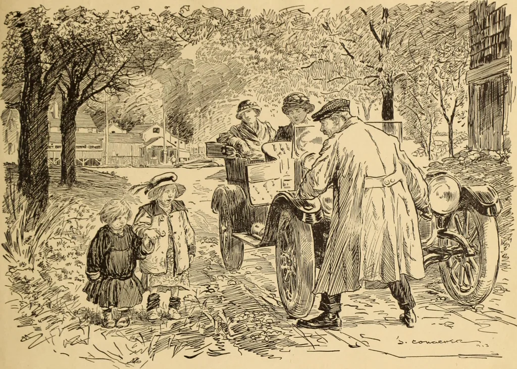 An illustration from Caricature. ed 1908, 1908, leaf 6