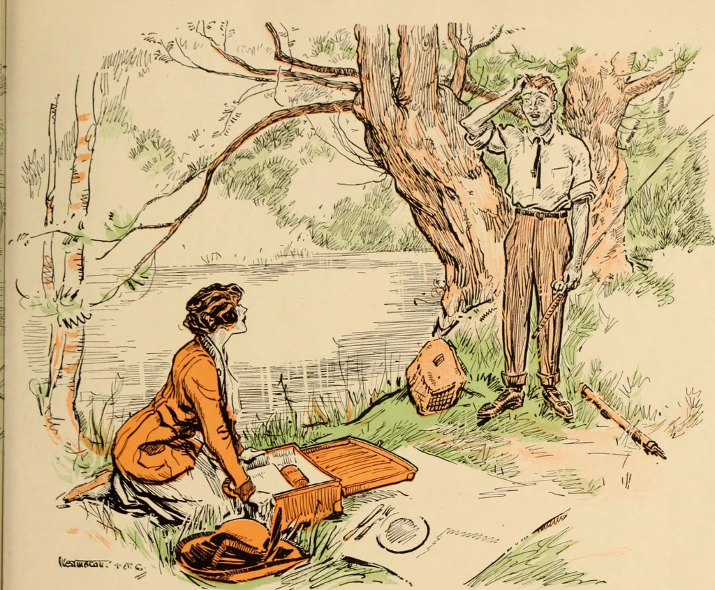 An illustration from Caricature. ed 1908, 1908, leaf 60