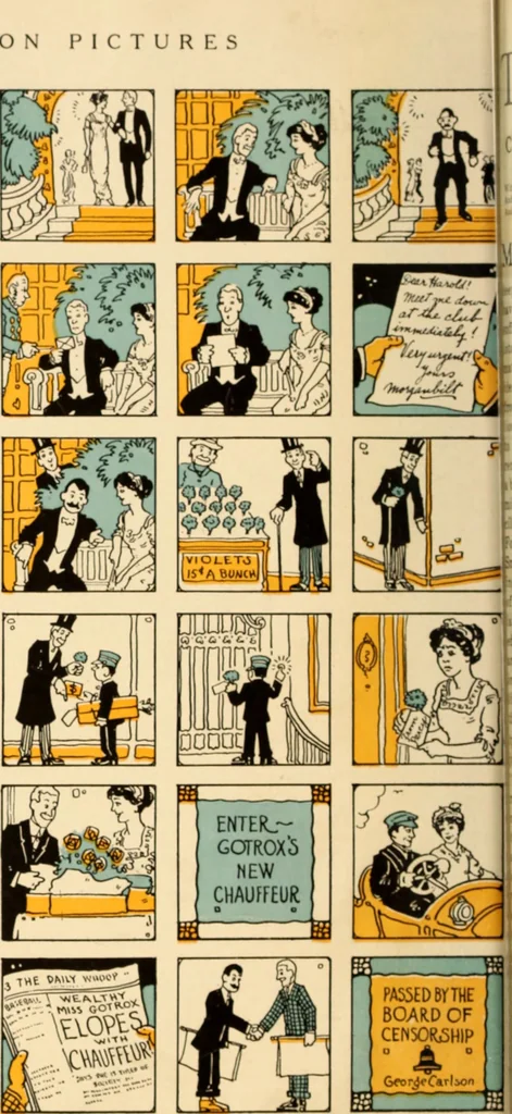 An illustration from Caricature. ed 1908, 1908, leaf 63