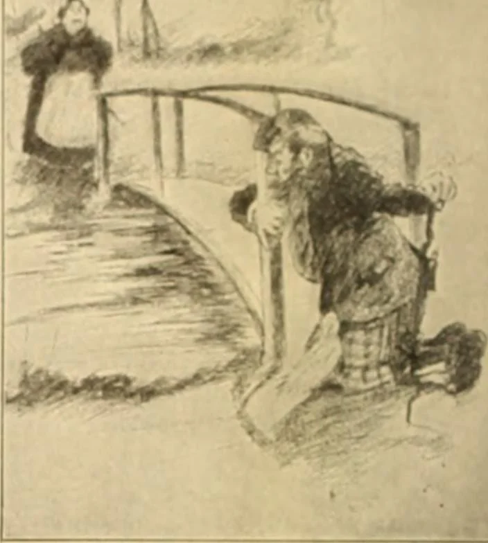An illustration from Caricature. ed 1908, 1908, leaf 65