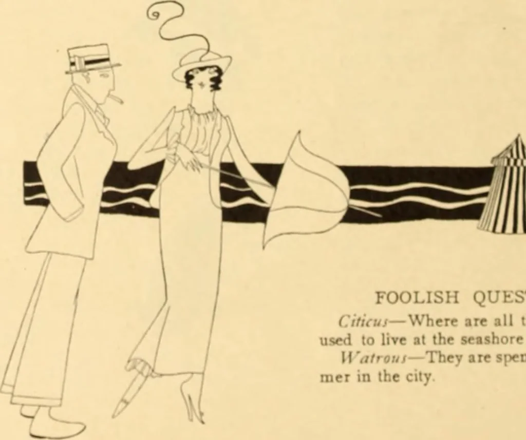 An illustration from Caricature. ed 1908, 1908, leaf 69