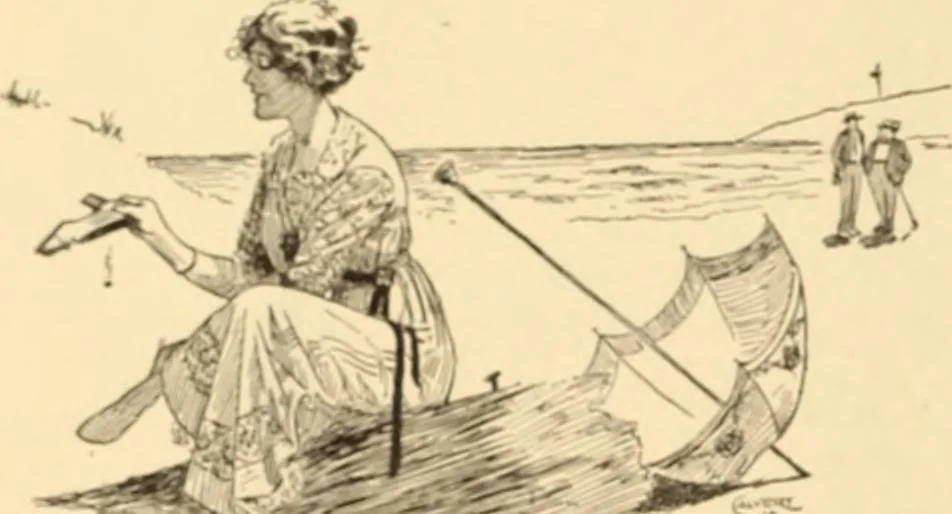 An illustration from Caricature. ed 1908, 1908, leaf 7