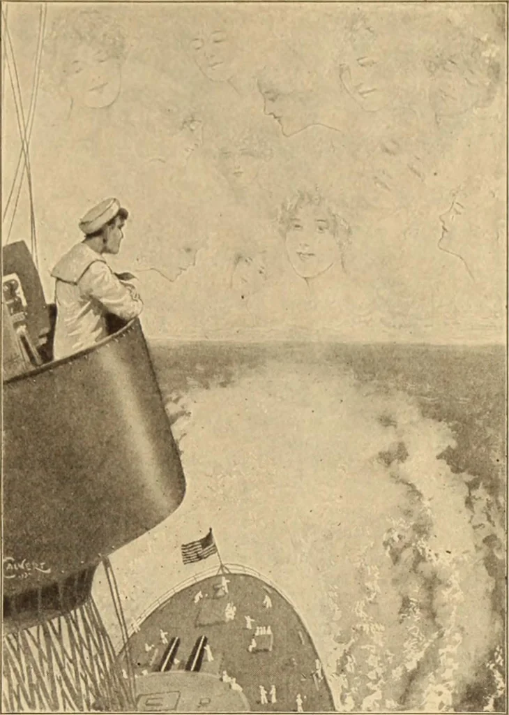 An illustration from Caricature. ed 1908, 1908, leaf 70
