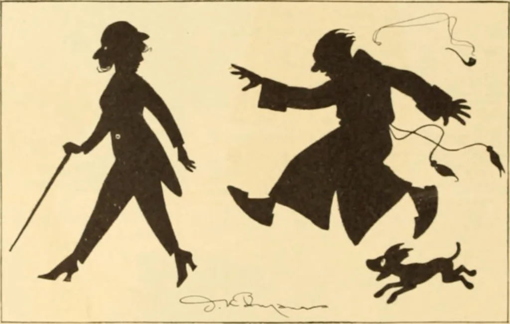 An illustration from Caricature. ed 1908, 1908, leaf 71
