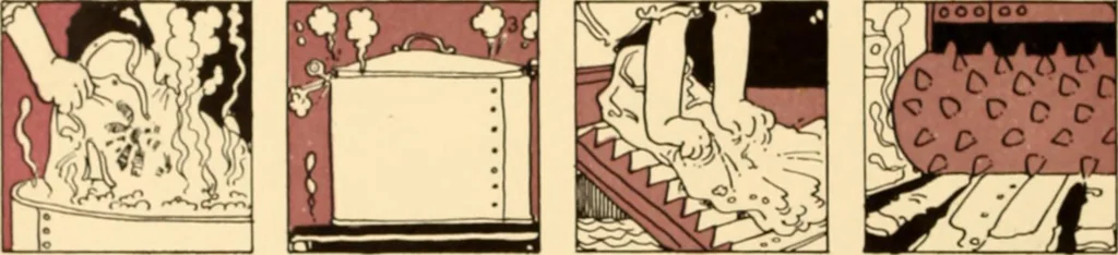 An illustration from Caricature. ed 1908, 1908, leaf 75