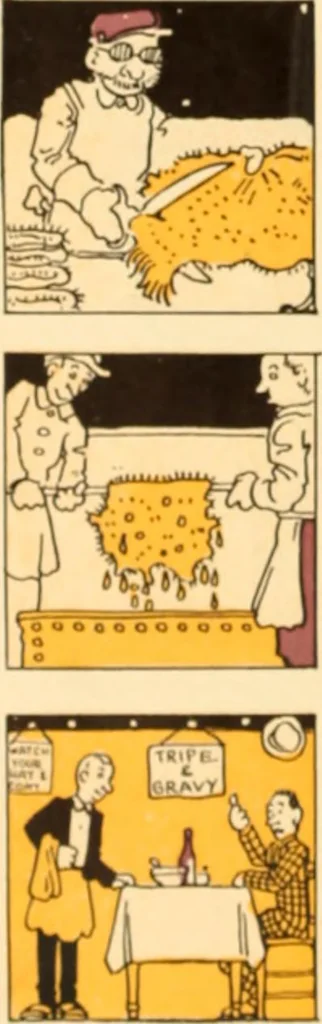 An illustration from Caricature. ed 1908, 1908, leaf 75